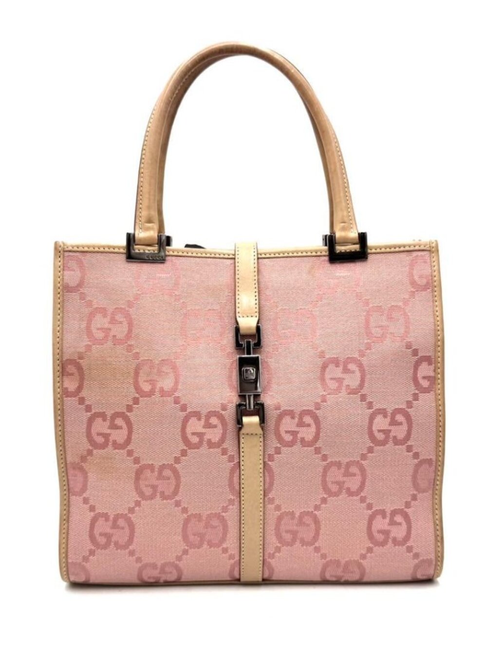 Gucci Piston Lock Bardot Tote
